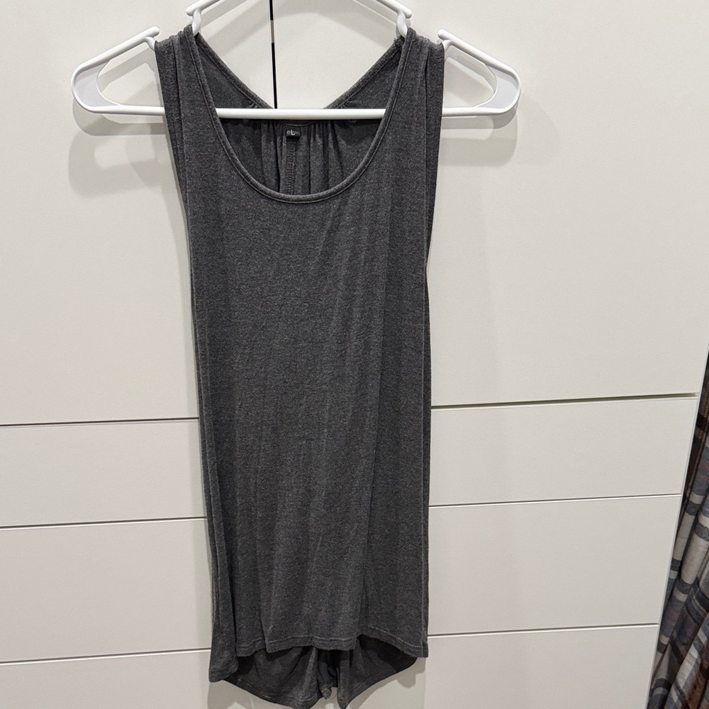 Source Unknown Charcoal Tank Top